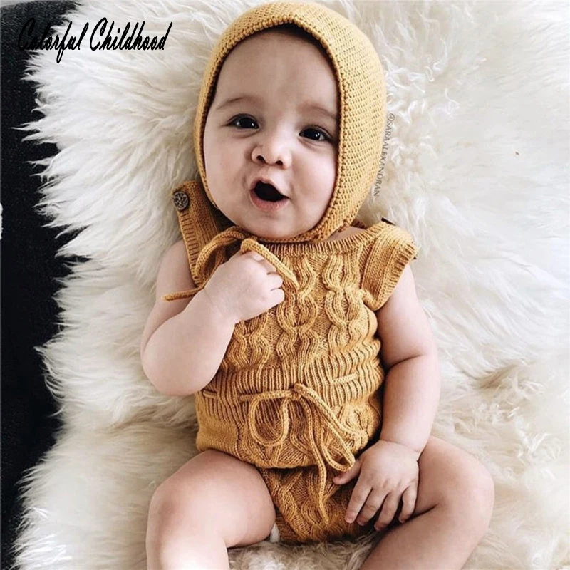 Fashion Knitted Baby Girls Romper Overalls Autumn Spring Toddler Jumpsuit Baby Girl Clothes Embroidery 0-24M
Fashion Knitted Baby Girls Romper Overalls Autumn Spring Toddler Jumpsuit Baby Girl Clothes Embroidery 0-24M