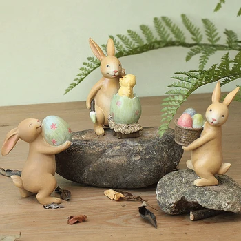 Lovely cartoon resin rabbit home decoration ornament creative small animal decoration living room kid's Birthday Gift decoration
Lovely cartoon resin rabbit home decoration ornament creative small animal decoration living room kid's Birthday Gift decoration