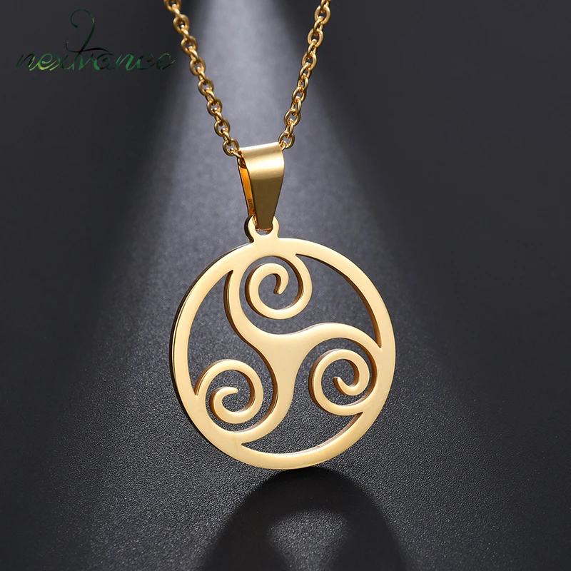 Nextvance Teen Wolf Hollow Round Pendant Necklace 316L Stainless Steel Triskele Allison Argent Necklaces for Women Men Gift
Nextvance Teen Wolf Hollow Round Pendant Necklace 316L Stainless Steel Triskele Allison Argent Necklaces for Women Men Gift