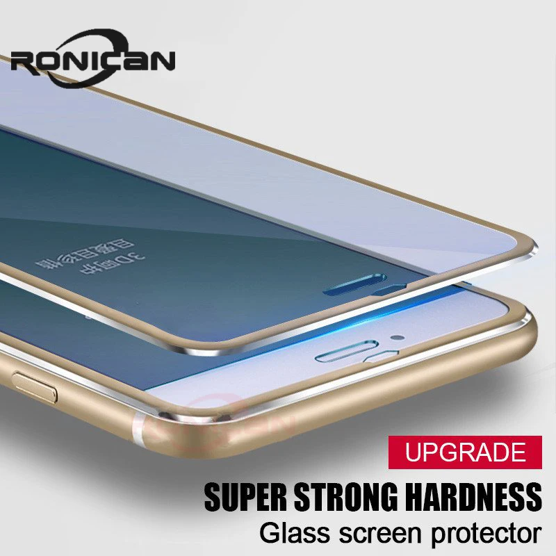 RONICAN For iPhone 8 Plus 8 3D Curved Titanium Edge Tempered Glass Full Coverage Protective Film Screen Protector For iPhone XS
RONICAN For iPhone 8 Plus 8 3D Curved Titanium Edge Tempered Glass Full Coverage Protective Film Screen Protector For iPhone XS