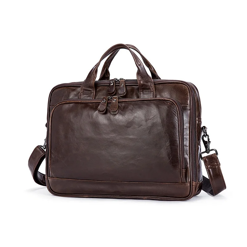 2017 Genuine Leather Business Casual Briefcase Multi-pockets Shoulder Bag Male Messenger Bag Men's Crossbody Bag bolsas Handbags
2017 Genuine Leather Business Casual Briefcase Multi-pockets Shoulder Bag Male Messenger Bag Men's Crossbody Bag bolsas Handbags