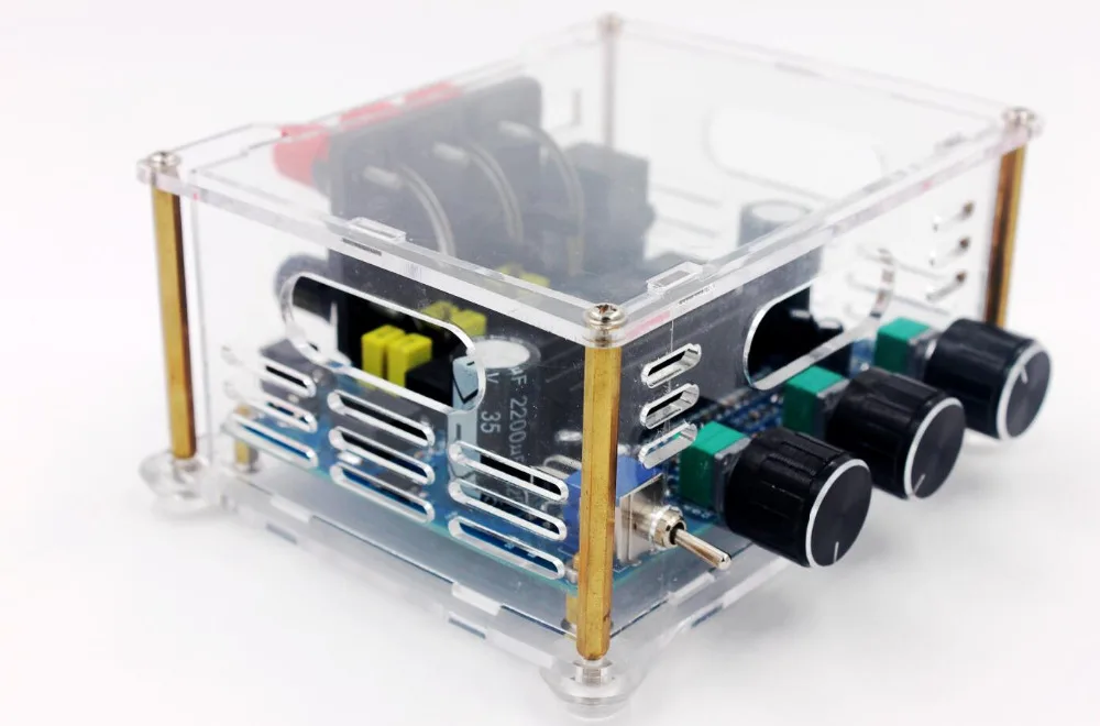TPA3116 D2 2.1 Channel Digital Power Audio Amplifier Board 50Wx2+100W Bass Subwoofer Amplifier With Housing RCA
TPA3116 D2 2.1 Channel Digital Power Audio Amplifier Board 50Wx2+100W Bass Subwoofer Amplifier With Housing RCA