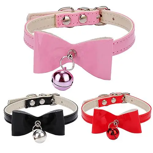 HOT SALE! Adjustable Dog Puppy Pet Cat Collars Faux Leather Bowknot Buckle Necklace Bell Leash XS Harnesses & Leads Dog Supplies
HOT SALE! Adjustable Dog Puppy Pet Cat Collars Faux Leather Bowknot Buckle Necklace Bell Leash XS Harnesses & Leads Dog Supplies