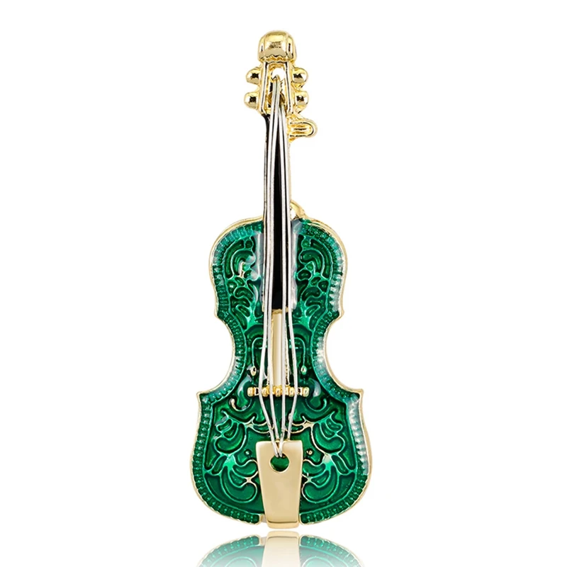 Fashion Classic Dark Green Enamel Violin Brooch Pin Gold Alloy Esmalte Instrument Broches Male Party Lapel Pin Women Hijab Pin
Fashion Classic Dark Green Enamel Violin Brooch Pin Gold Alloy Esmalte Instrument Broches Male Party Lapel Pin Women Hijab Pin