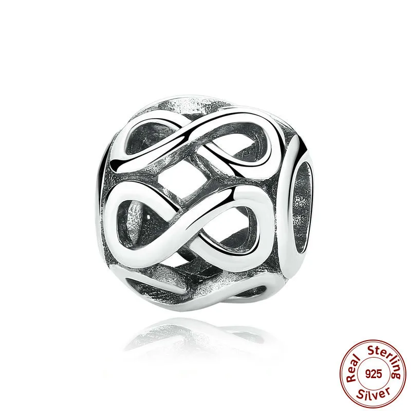 Authentic 925 Sterling Silver Knot Infinity SHINE CHARM Fit Bracelet Necklace Fit Pandora Beads & Jewelry Making PAS305 BAMOER
Authentic 925 Sterling Silver Knot Infinity SHINE CHARM Fit Bracelet Necklace Fit Pandora Beads & Jewelry Making PAS305 BAMOER