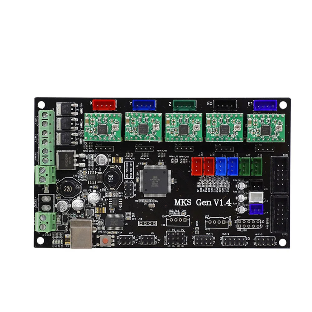 For MKS GEN V1.4 Compatible with TFT32 Display 4988 Motor Driver with Limit Switch 3D Print Kits JLRJ88
For MKS GEN V1.4 Compatible with TFT32 Display 4988 Motor Driver with Limit Switch 3D Print Kits JLRJ88