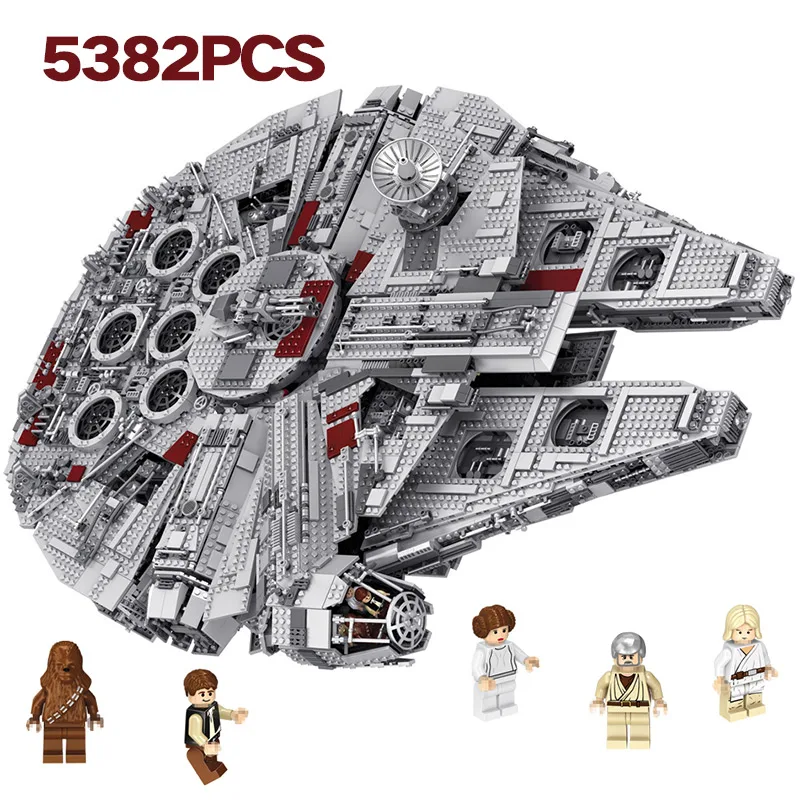 Large Star Wars Sets Compatible LegoINGLY Technic Millennium Falcon Second Generation Building Block Kits Toys for Kids 5832pcs
Large Star Wars Sets Compatible LegoINGLY Technic Millennium Falcon Second Generation Building Block Kits Toys for Kids 5832pcs