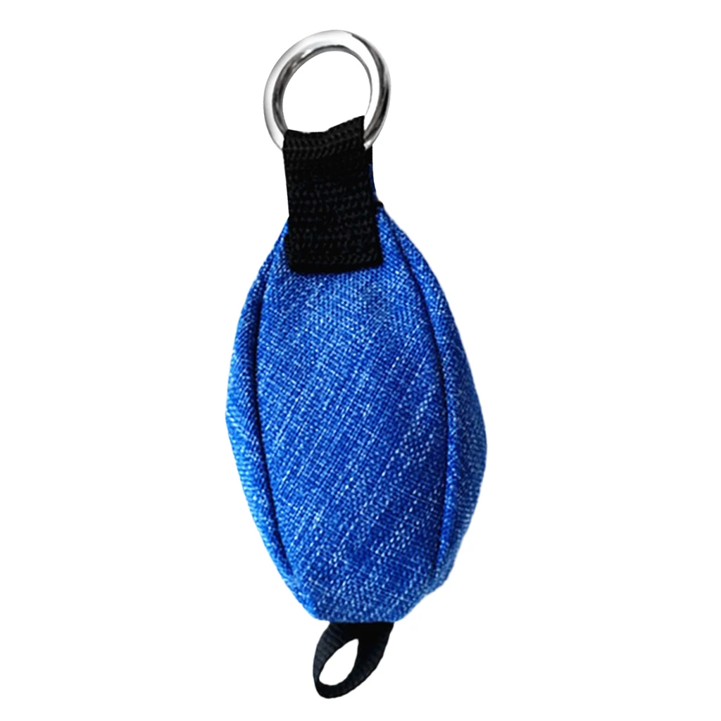 Durable Tree Surgeon Arborist Rock Climbing Rope Working Throw Weight Bag Attached with Stainless Steel Ring for Throw Line Durable Tree Surgeon Arborist Rock Climbing Rope Working Throw Weight Bag Attached with Stainless Steel Ring for Throw Line