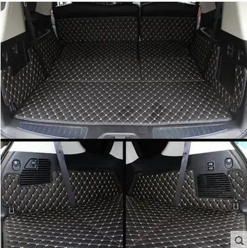 Custom car trunk mats for Nissan Patrol 7seats Y62 2017 waterproof durable boot carpets for Patrol 2016-2013
Custom car trunk mats for Nissan Patrol 7seats Y62 2017 waterproof durable boot carpets for Patrol 2016-2013