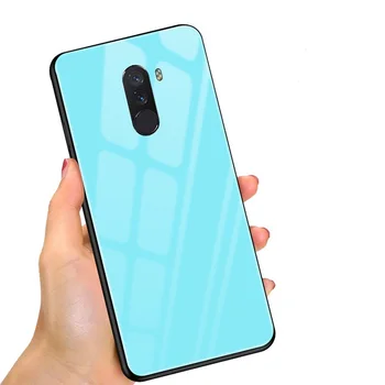 Luxury Tempered Glass Phone Case For Xiaomi Pocophone F1 Slim PC Back Soft Silicone Bumper Protective Shockproof Case Coque
Luxury Tempered Glass Phone Case For Xiaomi Pocophone F1 Slim PC Back Soft Silicone Bumper Protective Shockproof Case Coque