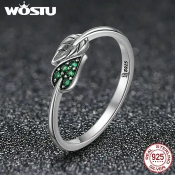 WOSTU High Quality Authentic 100% 925 Sterling Silver Dancing Leaves Rings Luxury Ring Fashion Jewelry Gift BKR093
WOSTU High Quality Authentic 100% 925 Sterling Silver Dancing Leaves Rings Luxury Ring Fashion Jewelry Gift BKR093