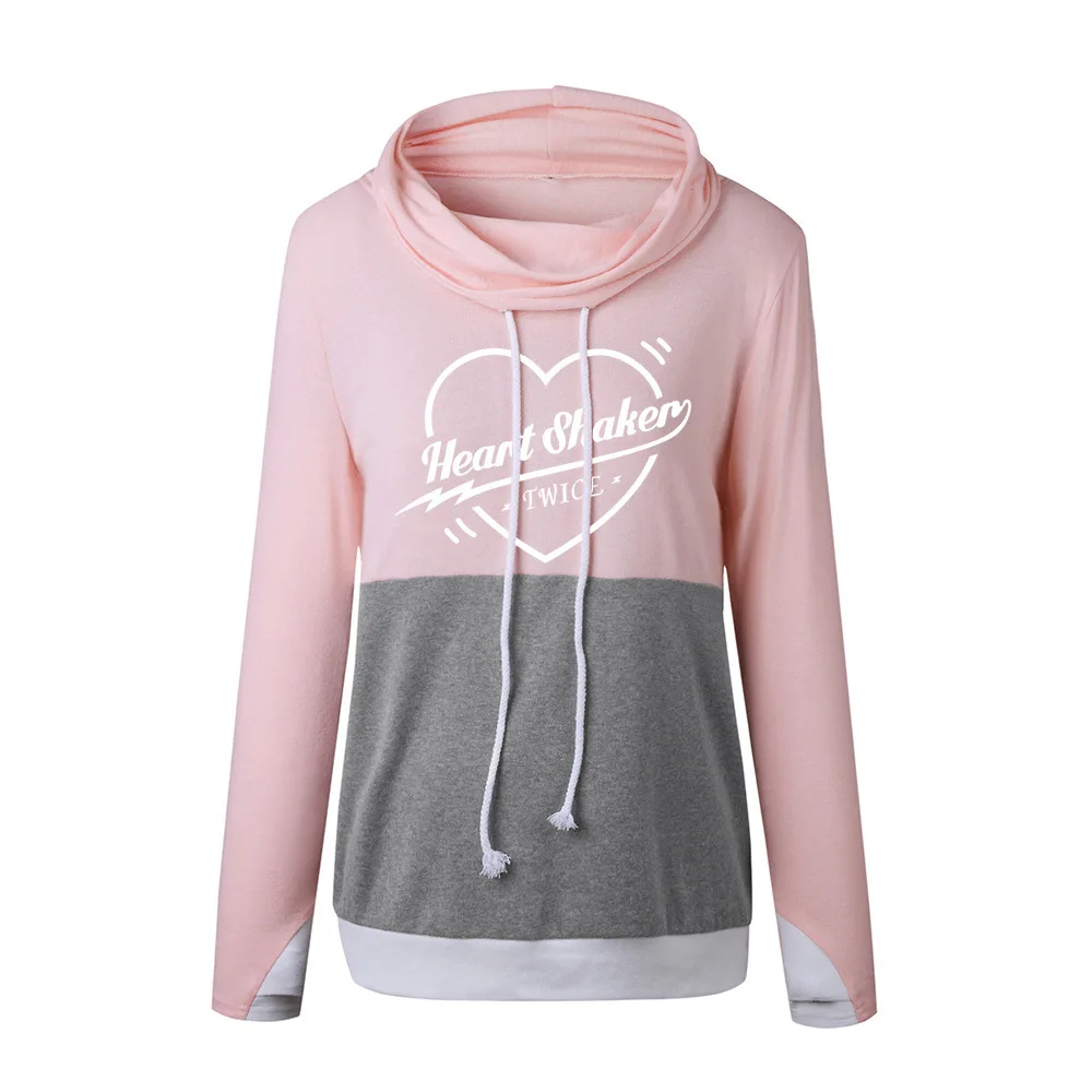 Korean Harajuku Fashion Patchwok Sweatshirt Twice Heart Shaker Kpop Clothes Women Long Sleeve Hoodie Hooded Pullover Kawaii Tops
Korean Harajuku Fashion Patchwok Sweatshirt Twice Heart Shaker Kpop Clothes Women Long Sleeve Hoodie Hooded Pullover Kawaii Tops