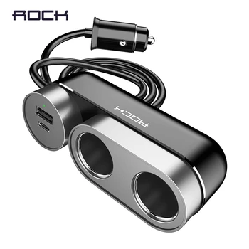 ROCK Universal Car Charger USB C PD Fast Charging for iPhone Samsung Smartphones Tablets Cigarette Lighter Car-Charger Adapter
ROCK Universal Car Charger USB C PD Fast Charging for iPhone Samsung Smartphones Tablets Cigarette Lighter Car-Charger Adapter