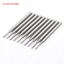 10Pc 3.175X1.5X7MM Straight Flute CNC Milling Cutter Tungsten Wood Router Cutter
10Pc 3.175X1.5X7MM Straight Flute CNC Milling Cutter Tungsten Wood Router Cutter