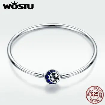 WOSTU Authentic 925 Sterling Silver Moon & Stars Blue Sky Charm Bracelet For Women Original Fashion Jewelry Lover Gift DXB080
WOSTU Authentic 925 Sterling Silver Moon & Stars Blue Sky Charm Bracelet For Women Original Fashion Jewelry Lover Gift DXB080