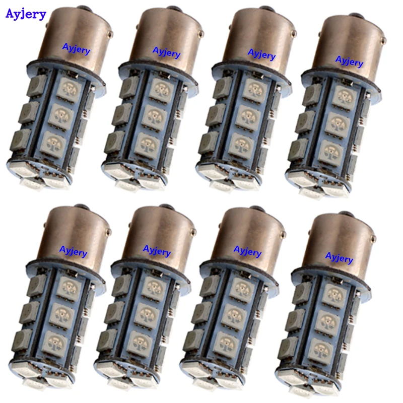 AYJERY Strobe !! 4Pcs S25 1156 BA15S 1157 BAY15D 5050 18 SMD Flash Turn Signal Parking Lights Brake Leds 12V White Car Light
AYJERY Strobe !! 4Pcs S25 1156 BA15S 1157 BAY15D 5050 18 SMD Flash Turn Signal Parking Lights Brake Leds 12V White Car Light