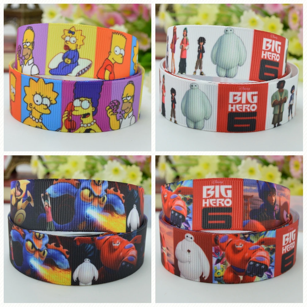 DUWES 7/8" 22mm 2 5 10 50 Yards BIG hero The Simpsons cartoon Printed grosgrain ribbon hair bow DIY handmade Retail
DUWES 7/8" 22mm 2 5 10 50 Yards BIG hero The Simpsons cartoon Printed grosgrain ribbon hair bow DIY handmade Retail