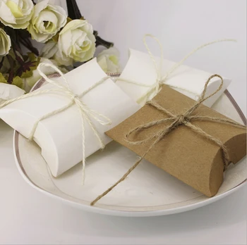100Pieces/lot Kraft Pillow Shape Wedding Favor Gift Box Party Candy Box Wholesales
100Pieces/lot Kraft Pillow Shape Wedding Favor Gift Box Party Candy Box Wholesales
