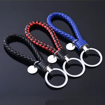 Wholesale 50 Pieces/Bag PU Leather Strap Key Chains Weave Rope Key Ring Keychains Woven Cord Key Chain Holder DIY Accessories
Wholesale 50 Pieces/Bag PU Leather Strap Key Chains Weave Rope Key Ring Keychains Woven Cord Key Chain Holder DIY Accessories