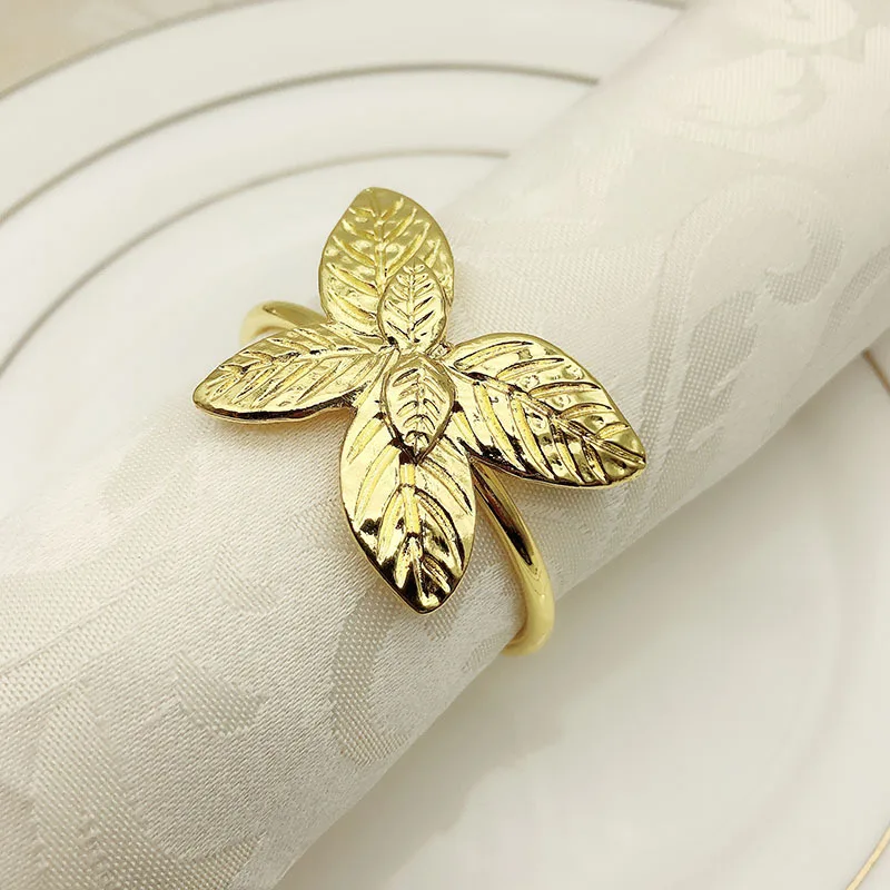 10PCS high-end hotel napkin buckle leaf napkin ring Western napkin circle cloth ring towel buckle
10PCS high-end hotel napkin buckle leaf napkin ring Western napkin circle cloth ring towel buckle