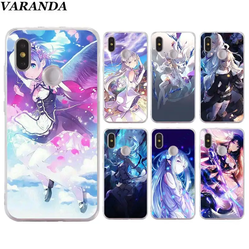 Anime Rem Re Zero Emilia Silicone case for Xiaomi Mi 9 8 A2 Lite Play Mix3 Redmi 6 6A Note 6Pro 7 Pro TPU Soft Phone case
Anime Rem Re Zero Emilia Silicone case for Xiaomi Mi 9 8 A2 Lite Play Mix3 Redmi 6 6A Note 6Pro 7 Pro TPU Soft Phone case