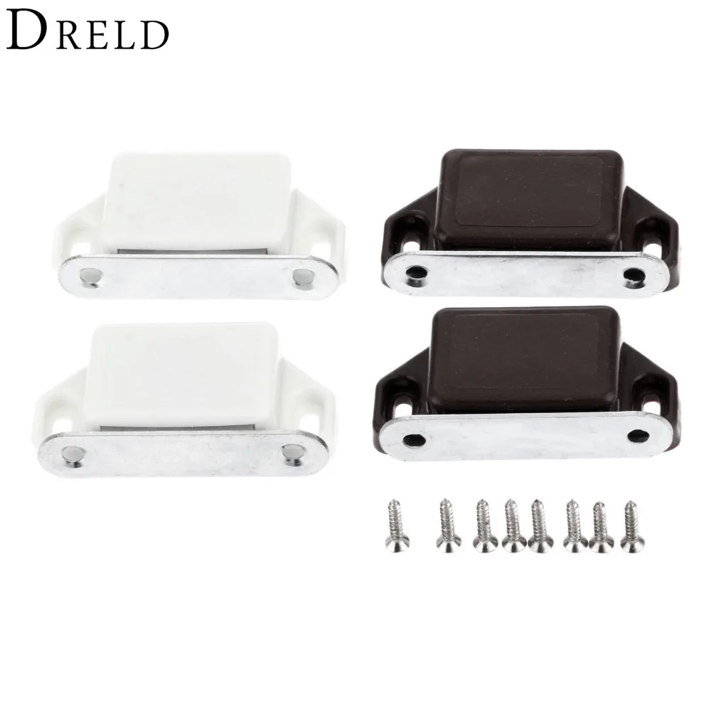 2PCS Door Catches Magnets Cabinet Catches Cupboard Wardrobe Cabinet Latch Catch