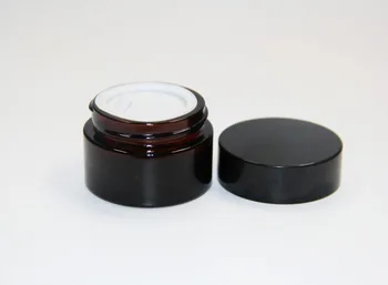 20pcs 20g Amber Glass Jars Bosx Cosmetic Cream Bottles Facial Cream Black Cap Glass Case cosmetic containers storage Bottles 
20pcs 20g Amber Glass Jars Bosx Cosmetic Cream Bottles Facial Cream Black Cap Glass Case cosmetic containers storage Bottles