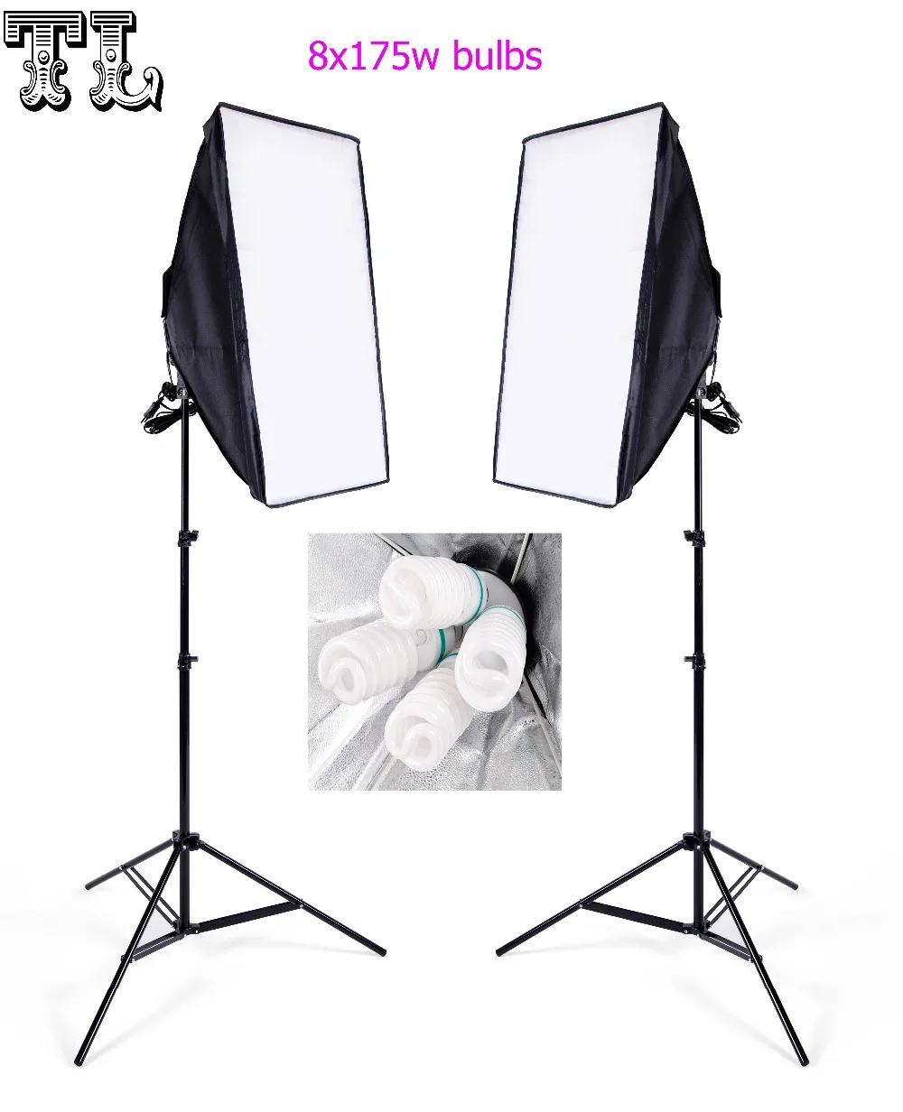 Ship from Russian 8pcs bulbs Photo stuido SoftBox set 2pcs light stand 2pcs light holder 2pcs softbox photo equipment softbox
Ship from Russian 8pcs bulbs Photo stuido SoftBox set 2pcs light stand 2pcs light holder 2pcs softbox photo equipment softbox