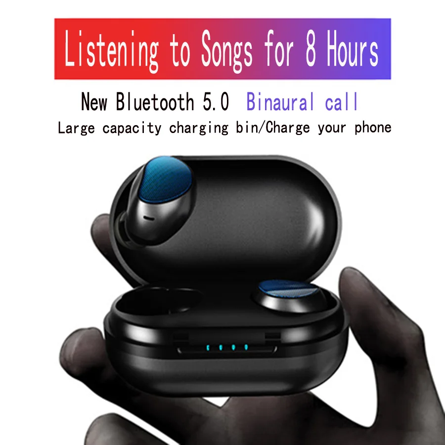 RIKYA T10 Bluetooth Earphone 6D Wireless In-Ear Earphone for Phone Gaming Headset with microphone
RIKYA T10 Bluetooth Earphone 6D Wireless In-Ear Earphone for Phone Gaming Headset with microphone
