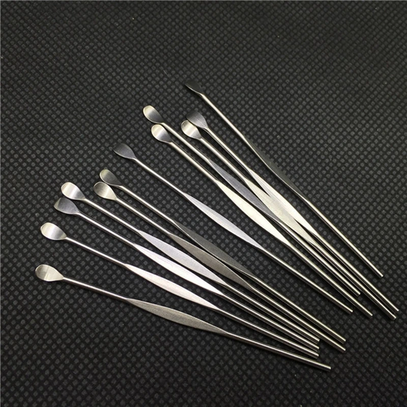 

100pcs/lot Wax Tool Wax Atomizer E Cig Stainless Steel Dab Tool Titanium Nail Dabber Tool Dry Herb Vaporizers Dabber Tool