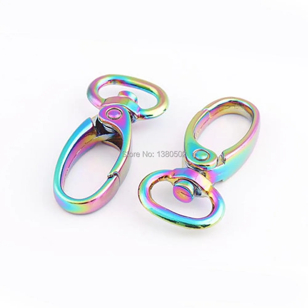 6pcs/lot New Arrivel Colorful Rainbow Shinny Swivel Clasp Snap Hook Lobster Clasp for handbag decoration
6pcs/lot New Arrivel Colorful Rainbow Shinny Swivel Clasp Snap Hook Lobster Clasp for handbag decoration