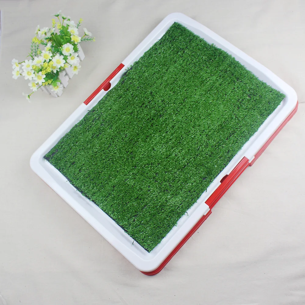 Grass Mat Pet Toilet House Puppy Easy To Clean Urinary Trainer Tray Pad Simulated Lawn Dog Litter Potty Indoor Health Plastic
Grass Mat Pet Toilet House Puppy Easy To Clean Urinary Trainer Tray Pad Simulated Lawn Dog Litter Potty Indoor Health Plastic
