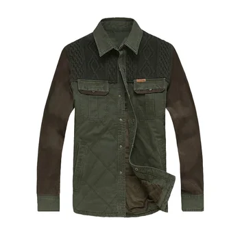 Men's Jacket Spring Cotton Fleece Thicken Warm Shirts Jackets for Men Casual Autumn Patchwork Plaid Shirt Coat Tops Male Jacket
Men's Jacket Spring Cotton Fleece Thicken Warm Shirts Jackets for Men Casual Autumn Patchwork Plaid Shirt Coat Tops Male Jacket