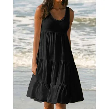 V-Neck Loose Bohemian Dress Women Sleeveless Ankle-Length Dress Summer Elegant Holiday Beach Sexy Party Dresses vestido 4EM
V-Neck Loose Bohemian Dress Women Sleeveless Ankle-Length Dress Summer Elegant Holiday Beach Sexy Party Dresses vestido 4EM