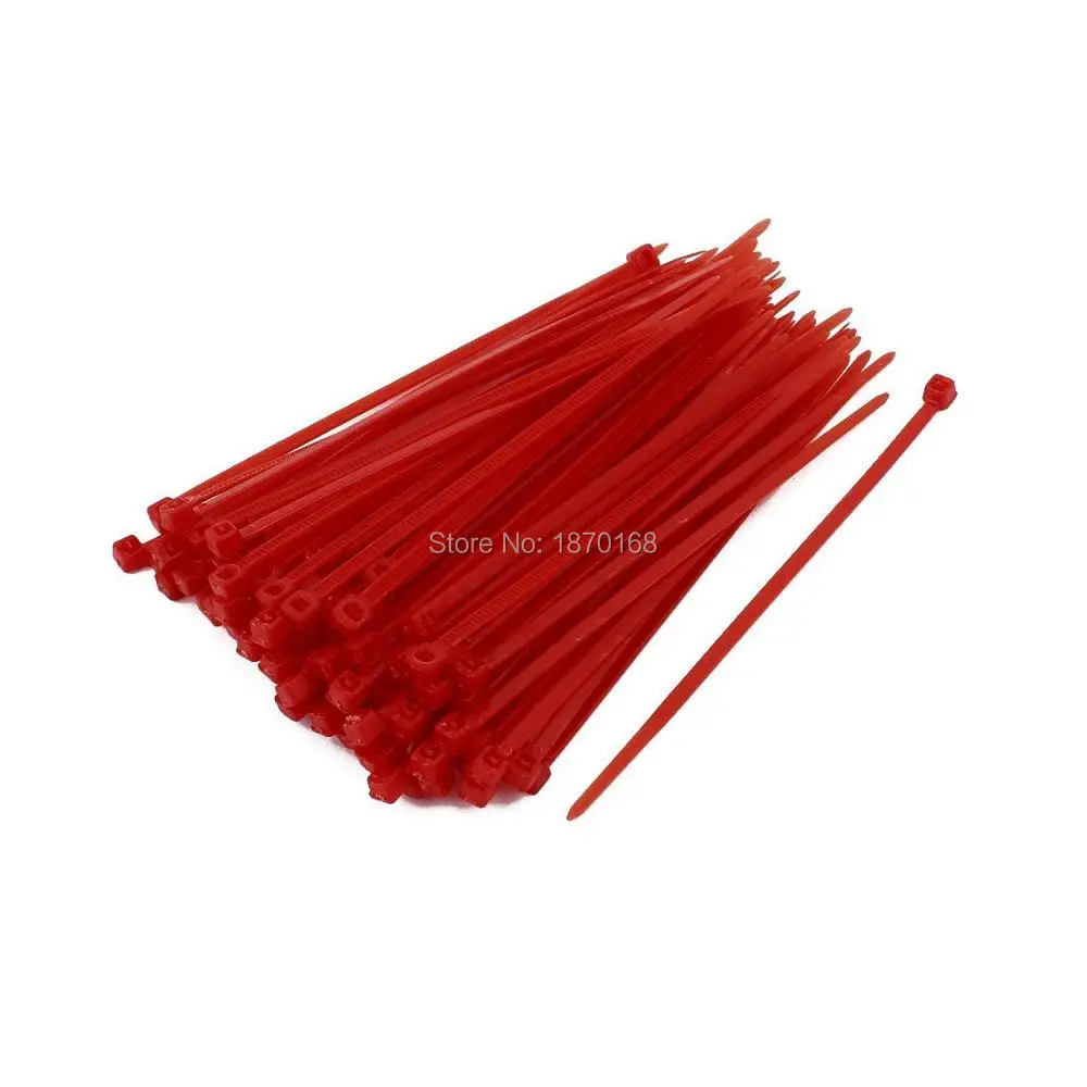 3mm x 100mm Self Locking Nylon Cable Ties Heavy Industrial Wire Zip Ties Red 100pcs
3mm x 100mm Self Locking Nylon Cable Ties Heavy Industrial Wire Zip Ties Red 100pcs