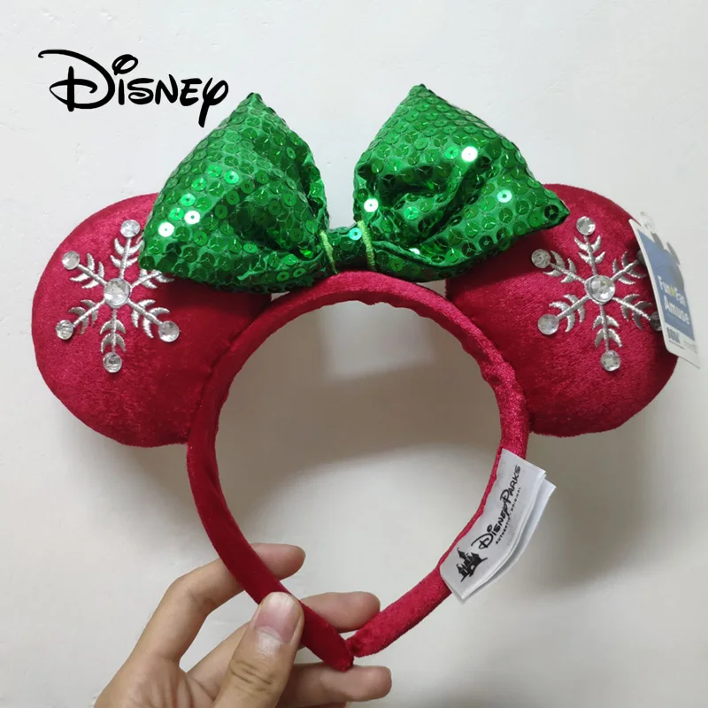Disney Christmas Headband Mickey Ears Snowflake Winter Style Headwear Cute Girl Plush Hair Accessories Headdress Birthday Gifts
Disney Christmas Headband Mickey Ears Snowflake Winter Style Headwear Cute Girl Plush Hair Accessories Headdress Birthday Gifts