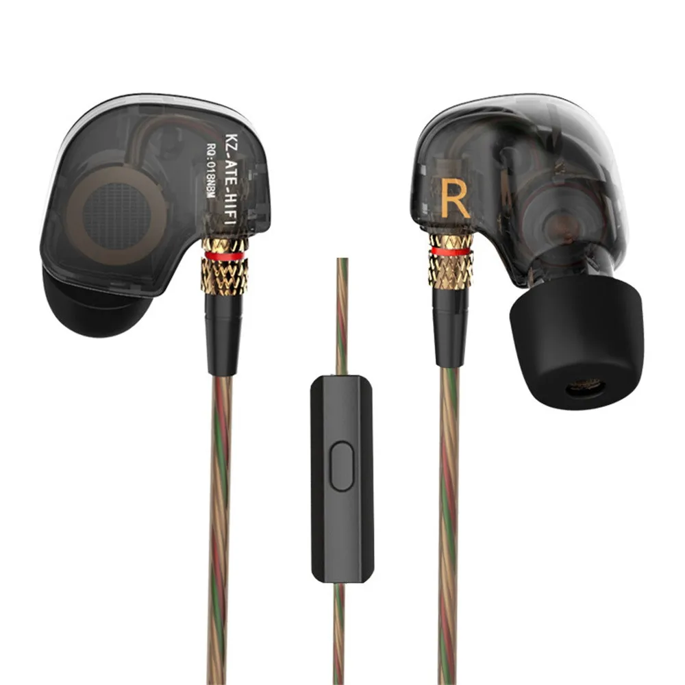 KZ ATE Copper Driver HiFi Sport In Ear Earphone For Running With Microphone Transparent Sound For Shipping
KZ ATE Copper Driver HiFi Sport In Ear Earphone For Running With Microphone Transparent Sound For Shipping