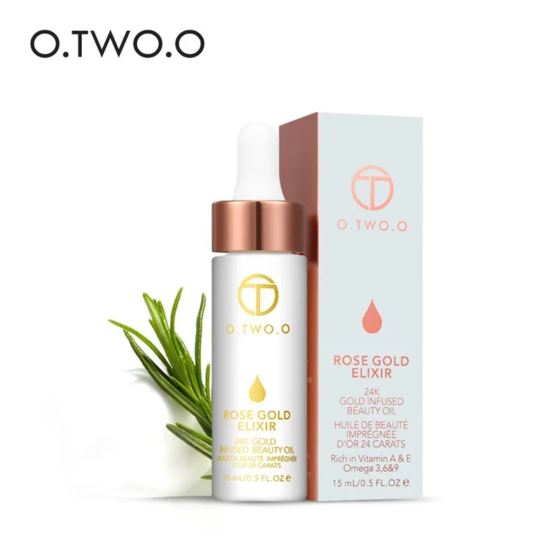 O.TWO.O Anti-aging 24k Rose Gold Elixir Face Primer Make Up Essential Oils Base Maquiagem Foundation Moisture Face Oil
O.TWO.O Anti-aging 24k Rose Gold Elixir Face Primer Make Up Essential Oils Base Maquiagem Foundation Moisture Face Oil