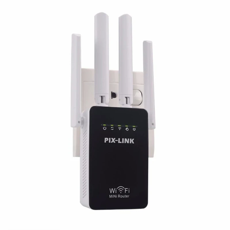 2.4GHz 300 Mbps Wifi Router WiFi Range Extender Wireless Router Repeater AP with 4 Antennas Wifi Repeater Drop shipping
2.4GHz 300 Mbps Wifi Router WiFi Range Extender Wireless Router Repeater AP with 4 Antennas Wifi Repeater Drop shipping