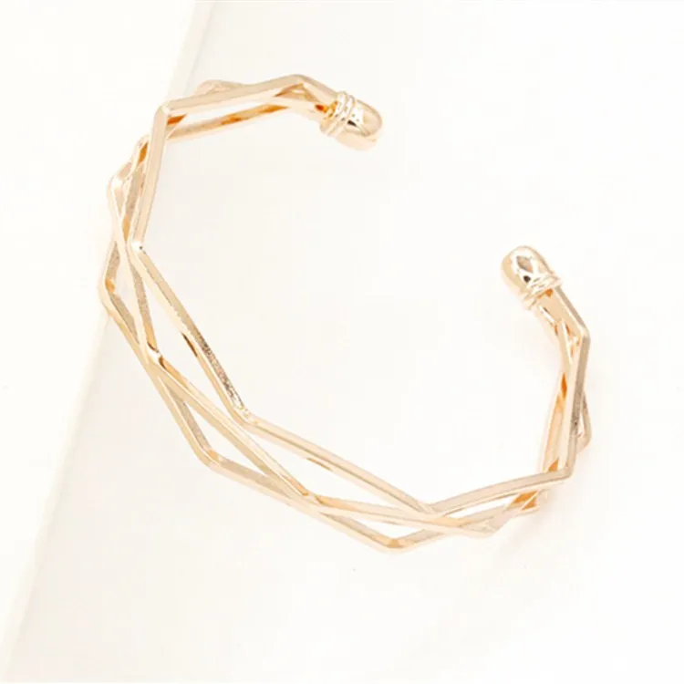 Female Geometric Metal Copper Jewelry Women Simple Fine Bracelet Fashion Girls Gifts Party Charm Bangles
Female Geometric Metal Copper Jewelry Women Simple Fine Bracelet Fashion Girls Gifts Party Charm Bangles