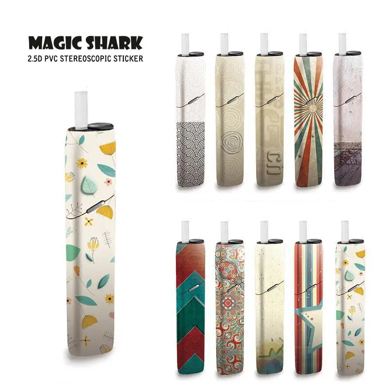 

Magic Shark High Quality Stereo Star Fashion Film Sticker For IQOS3 IQOS 3 Multi Printing Label Sticker Skin Case Cover