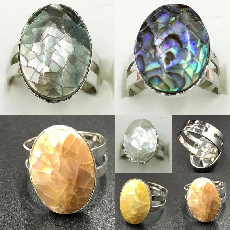 Free Shipping Beautiful jewelry New Zealand Abalone & Mother of pearl Shell Art Ring 7~12" Adjust Size WB720
Free Shipping Beautiful jewelry New Zealand Abalone & Mother of pearl Shell Art Ring 7~12" Adjust Size WB720
