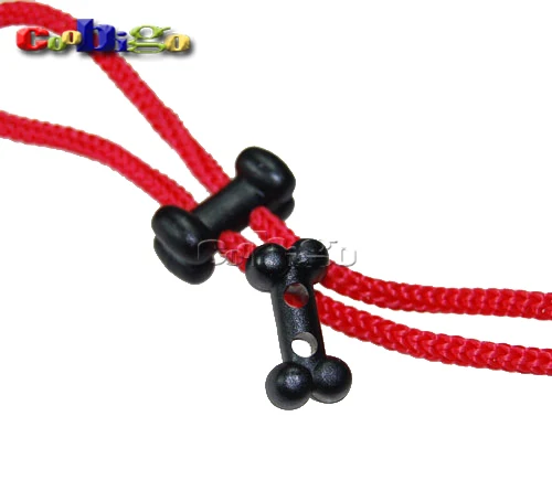 25pcs Pack Black Plastic Dog Bone Shape Cord Lock Toggle Stopper for Paracord #FLS040-B
25pcs Pack Black Plastic Dog Bone Shape Cord Lock Toggle Stopper for Paracord #FLS040-B
