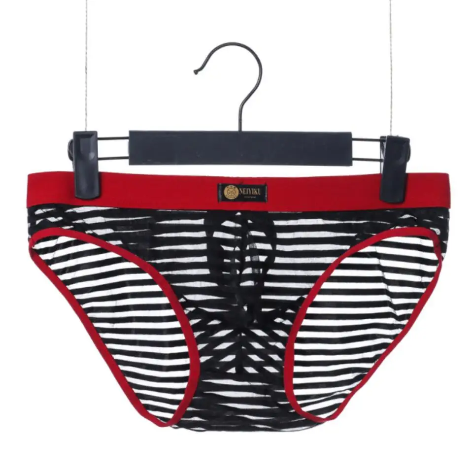 Summer Hot Sexy Man Briefs Calzoncillos Seamless Striped Underwear U Convex Sexy Men Lingerie Size M/L/XL
Summer Hot Sexy Man Briefs Calzoncillos Seamless Striped Underwear U Convex Sexy Men Lingerie Size M/L/XL