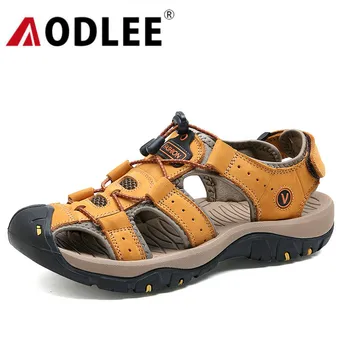 AODLEE Big Size 46 Summer Shoes Men Sandals Genuine Leather Mens Casual Shoes Outdoor Beach Sandals Roman Water Sneakers for Men
AODLEE Big Size 46 Summer Shoes Men Sandals Genuine Leather Mens Casual Shoes Outdoor Beach Sandals Roman Water Sneakers for Men