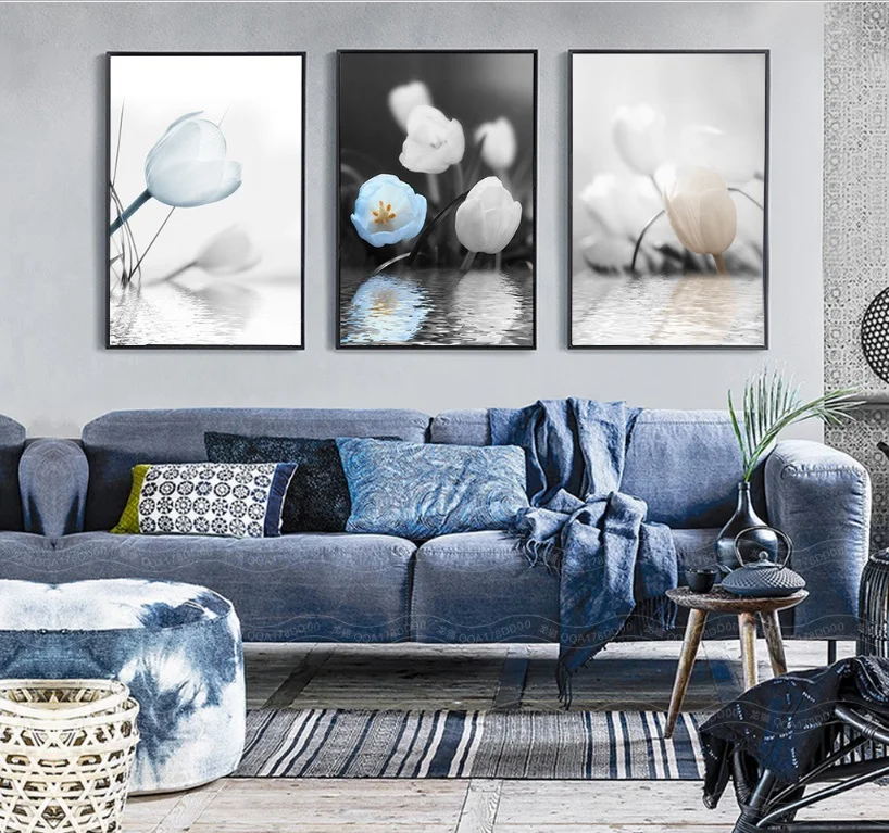 Nordic Simple Mood Tulip Flower 3 Pieces Decorative Painting Modular Picture Wall Art Canvas Painting for Living Room No Framed
Nordic Simple Mood Tulip Flower 3 Pieces Decorative Painting Modular Picture Wall Art Canvas Painting for Living Room No Framed