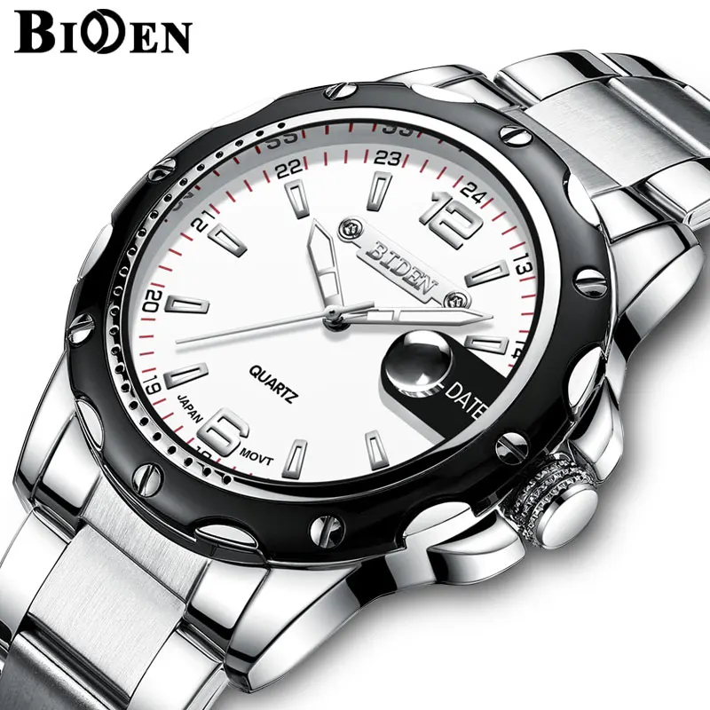 BIDEN Men Watch Top Brand Luxury Chronograph Display Sport Men Stainless Steel Business Quartz Wristwatch
BIDEN Men Watch Top Brand Luxury Chronograph Display Sport Men Stainless Steel Business Quartz Wristwatch