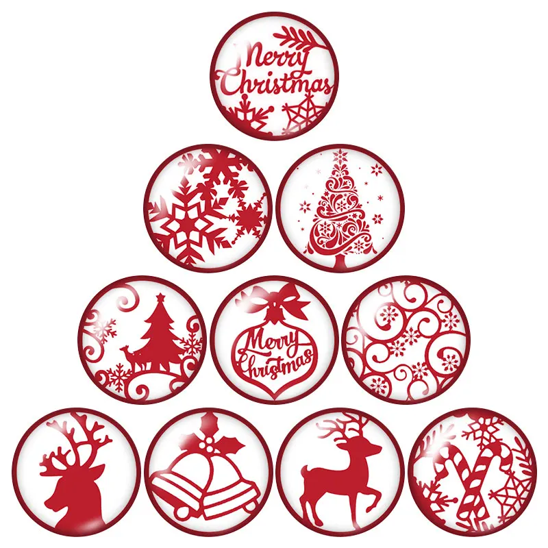 Merry Christmas Red Style Snow 10pcs mixed 12mm/16mm/18mm/25mm Round photo glass cabochon demo flat back Making findings ZB1018
Merry Christmas Red Style Snow 10pcs mixed 12mm/16mm/18mm/25mm Round photo glass cabochon demo flat back Making findings ZB1018
