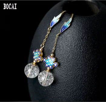S925 silver creative ethnic style personality Women's earrings enamel Chinese knot crystal earrings fashion classic elegant
S925 silver creative ethnic style personality Women's earrings enamel Chinese knot crystal earrings fashion classic elegant