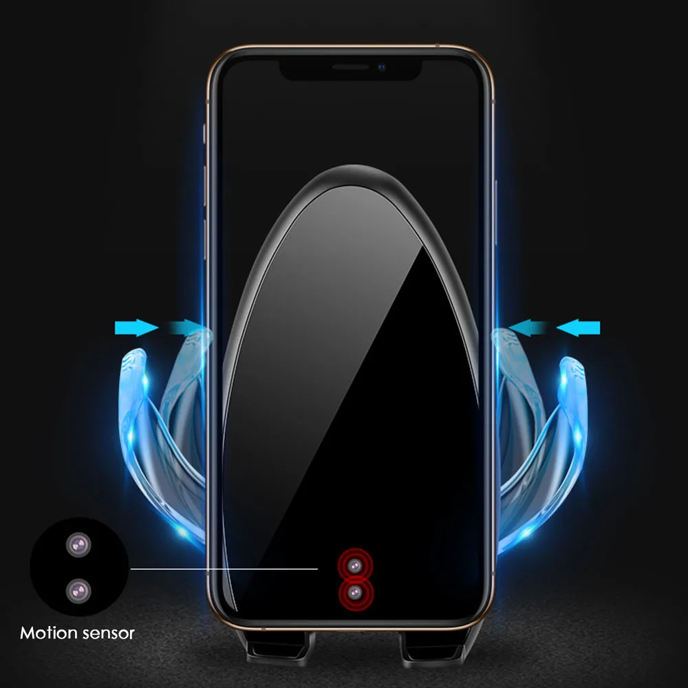 10W Infrared Smart Sensor QI fast quick Wireless induction Car Air Outlet Phone Charger Holder Navigation Bracket dock pad stand
10W Infrared Smart Sensor QI fast quick Wireless induction Car Air Outlet Phone Charger Holder Navigation Bracket dock pad stand